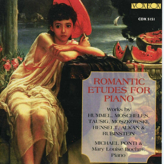 Romantic Etudes for Piano book cover