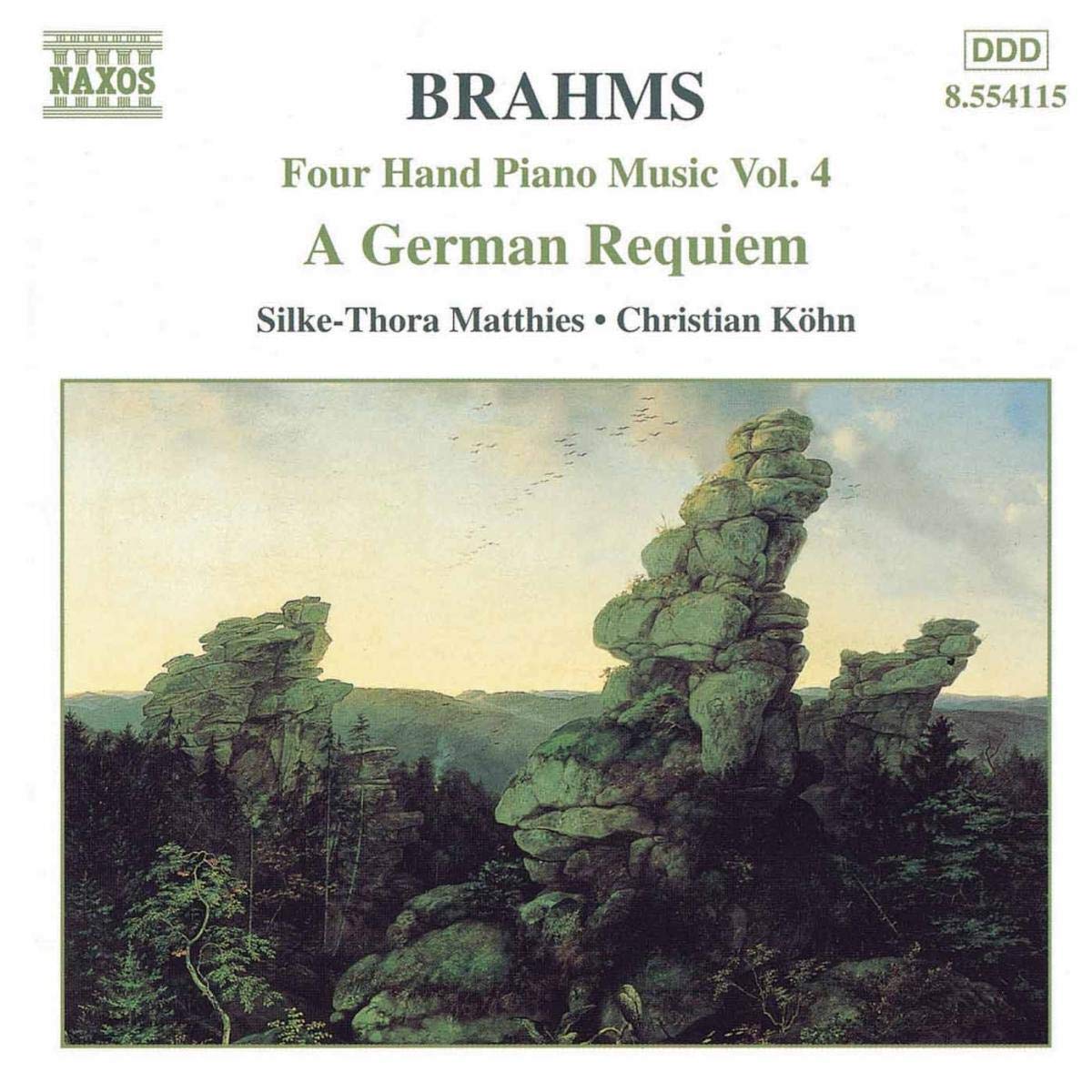 Four Hand Piano Music 4 / German Requiem Op 45 book cover