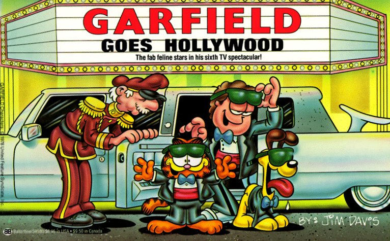 Garfield Goes Hollywood book cover