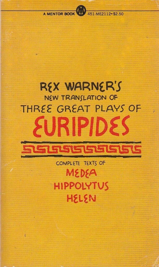 Three Great Plays of Euripides book cover
