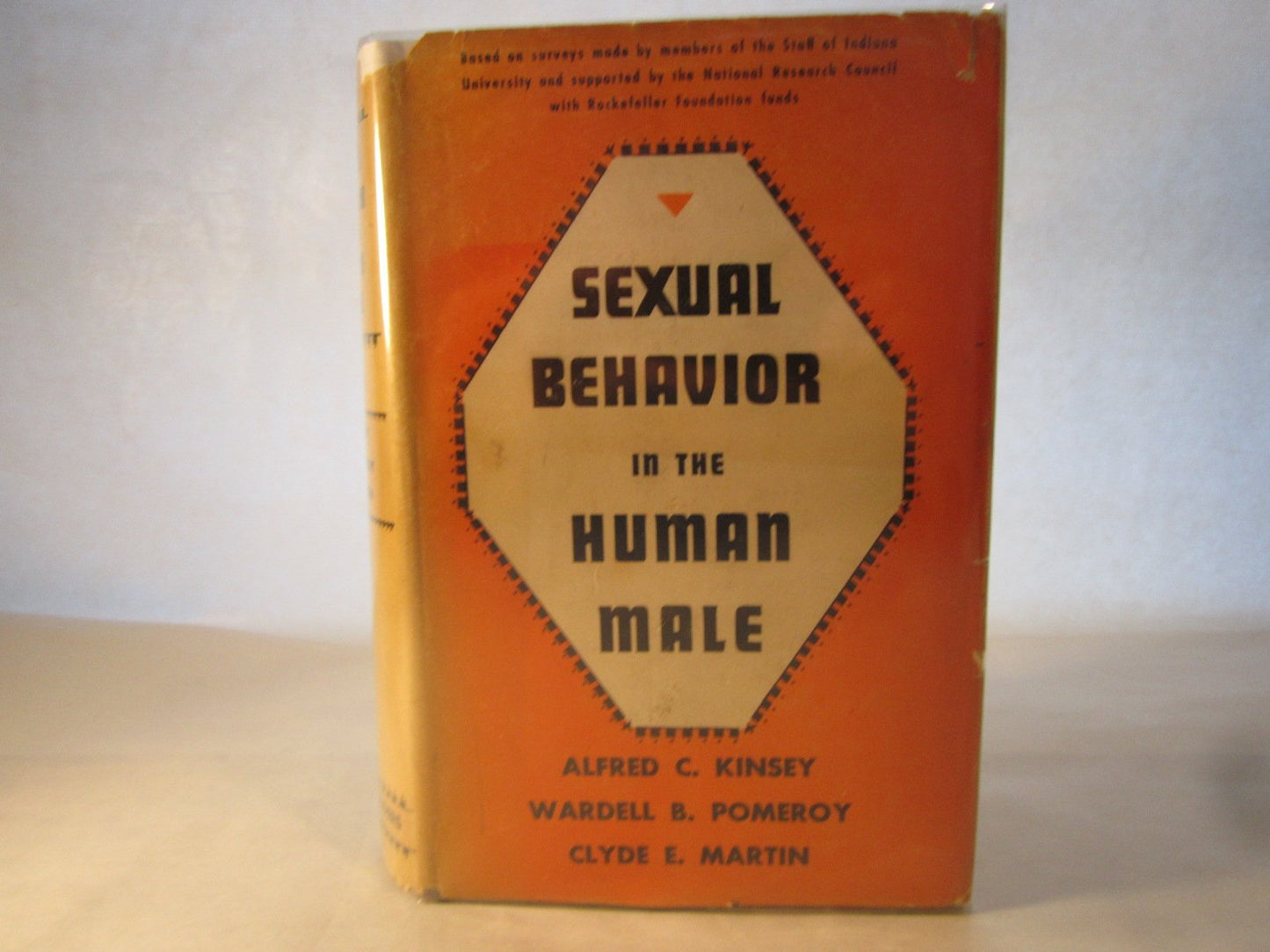 Sexual Behaviour in the Human Male by Alfred C. Kinsey (1-Dec-1948) Hardcover book cover