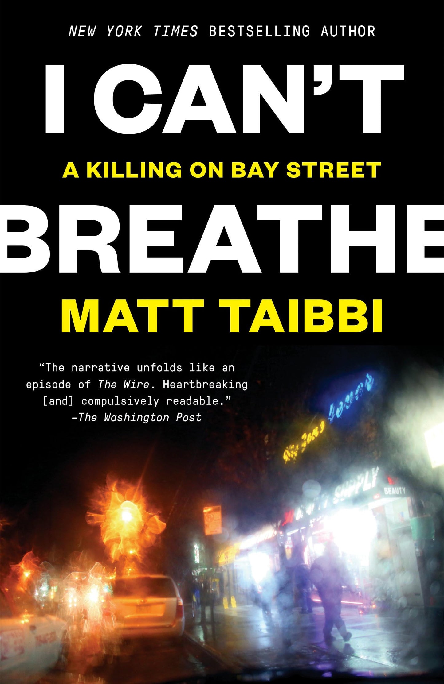 I Can't Breathe: A Killing on Bay Street book cover
