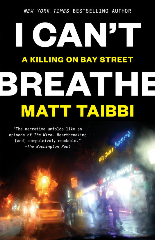 I Can't Breathe: A Killing on Bay Street book cover