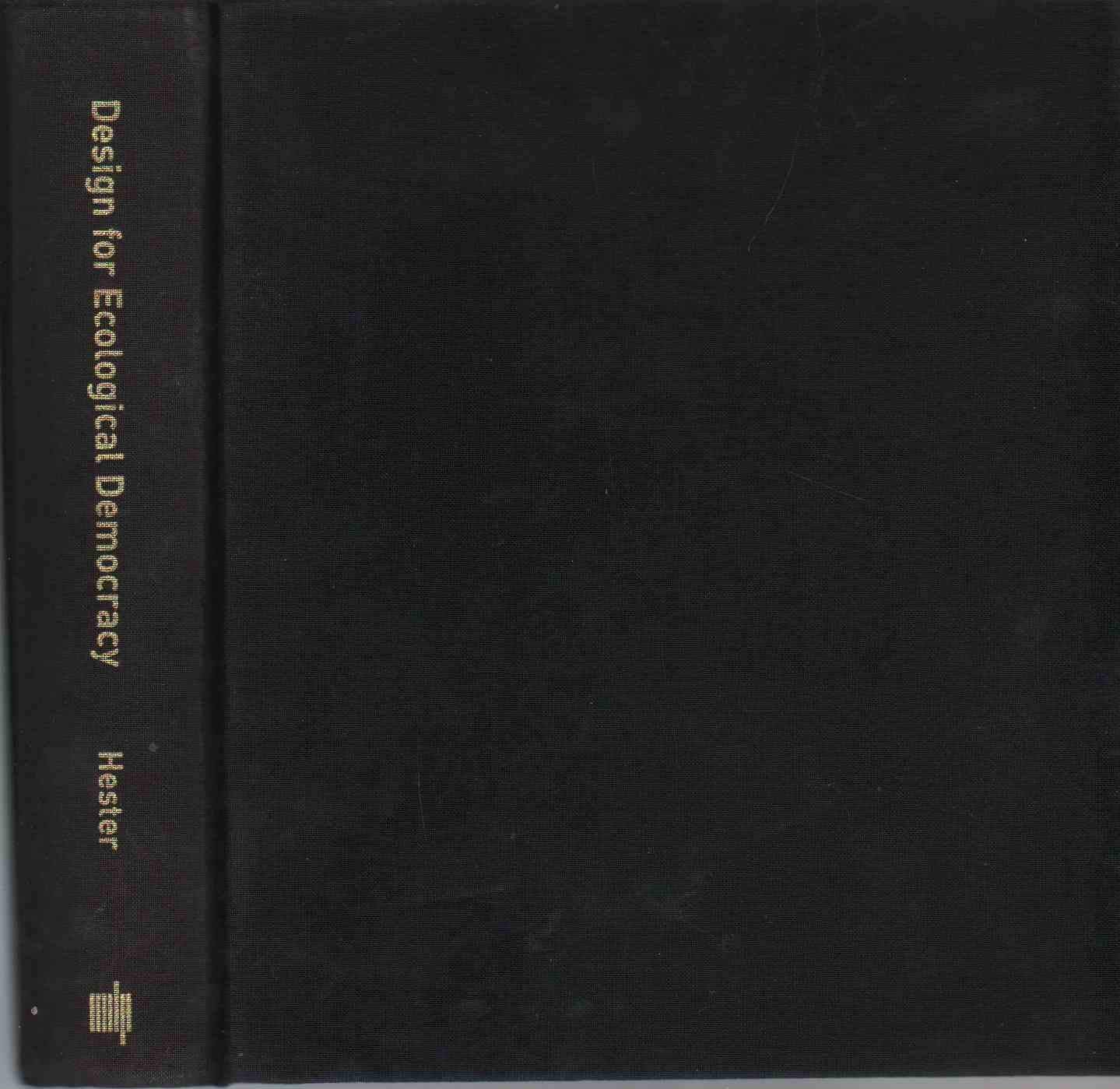 Design for Ecological Democracy book cover