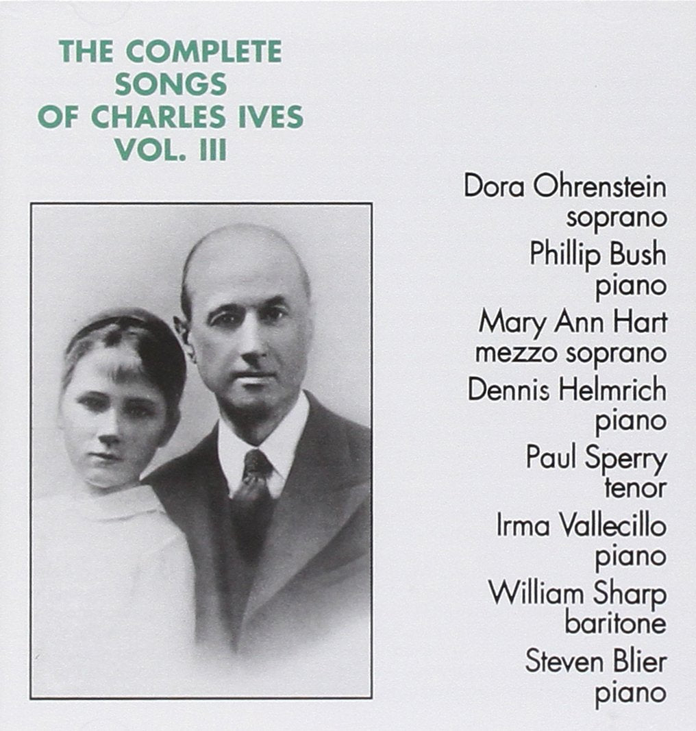 Complete Songs of Charles Ives 3 book cover