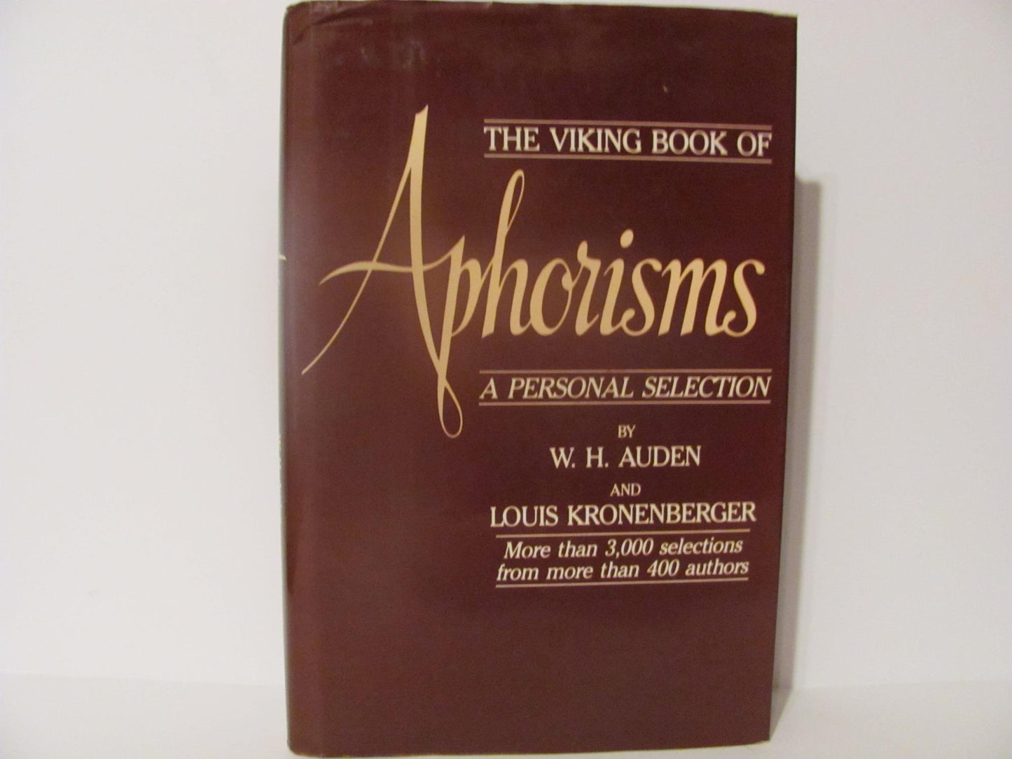 Viking Book of Aphorisms book cover