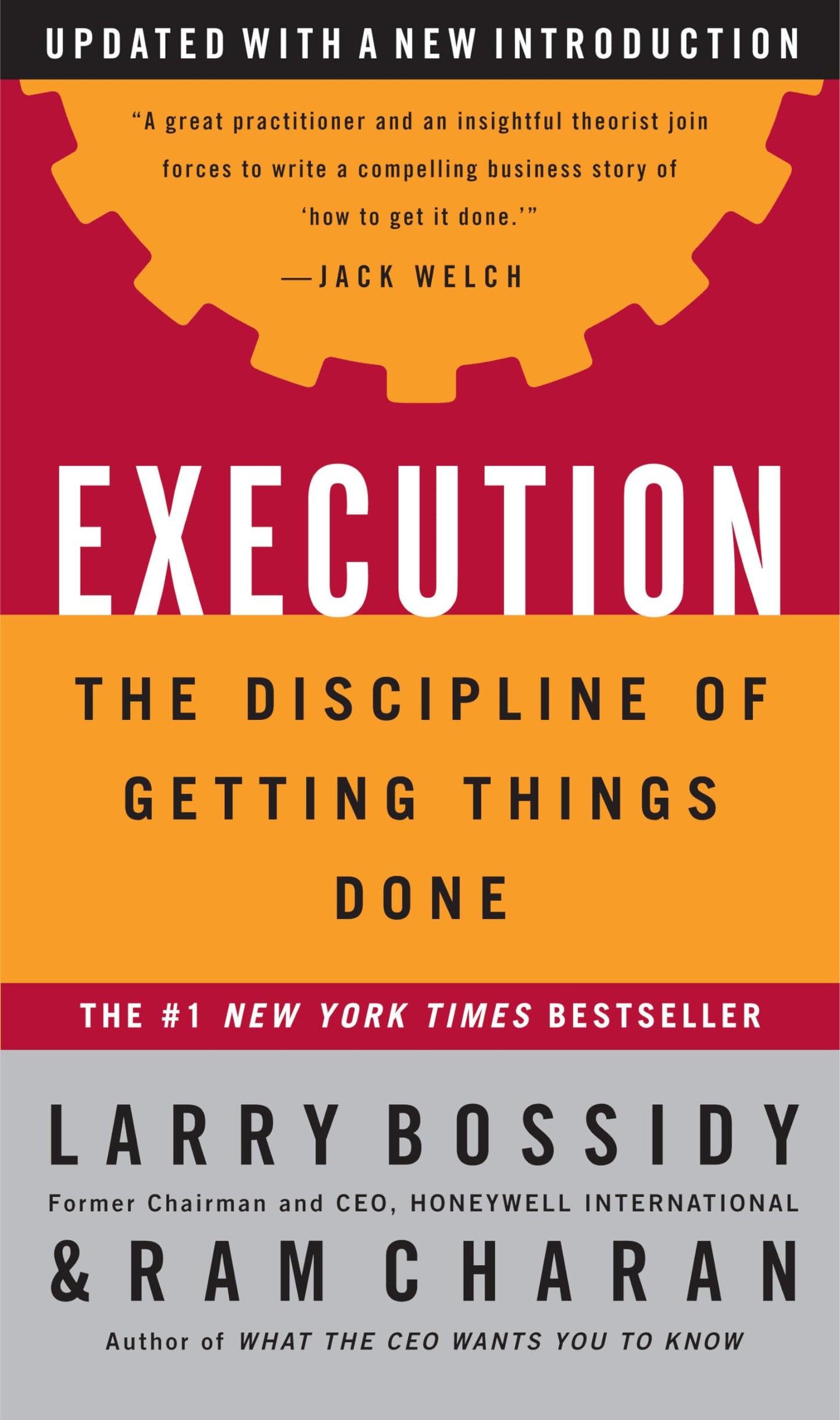 Execution: The Discipline of Getting Things Done book cover