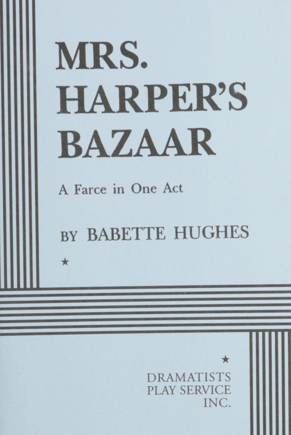 Mrs. Harper's Bazaar. book cover