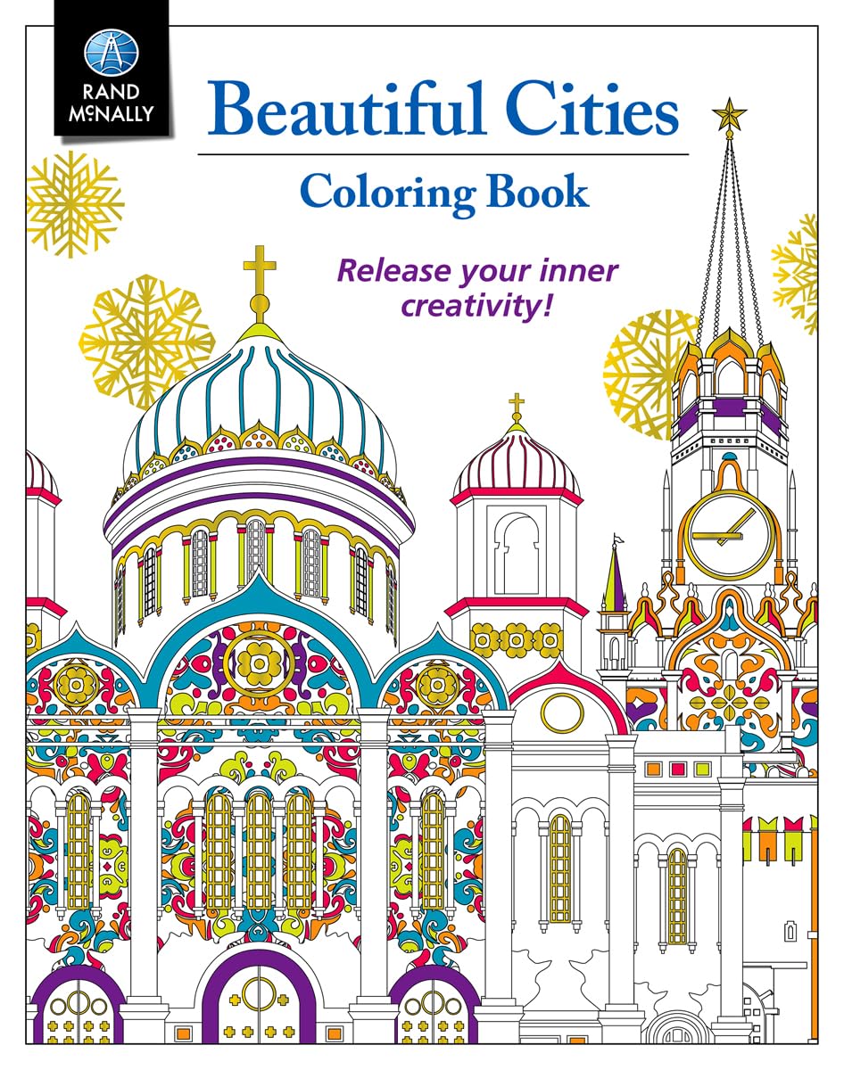 Beautiful Cities Coloring Book