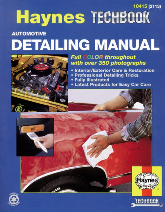 Automotive Detailing Manual book cover