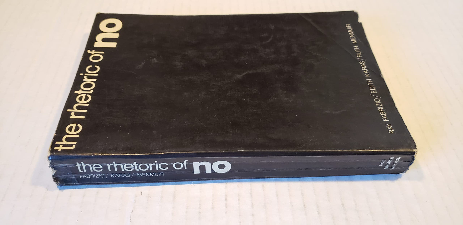 The Rhetoric of No book cover