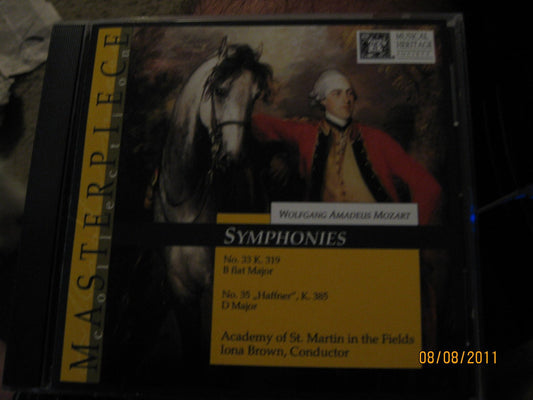 Mozart: Symphonies No 33 (K. 319, B flat Major) & No. 35 "Haffner" (K. 385, D Major) book cover
