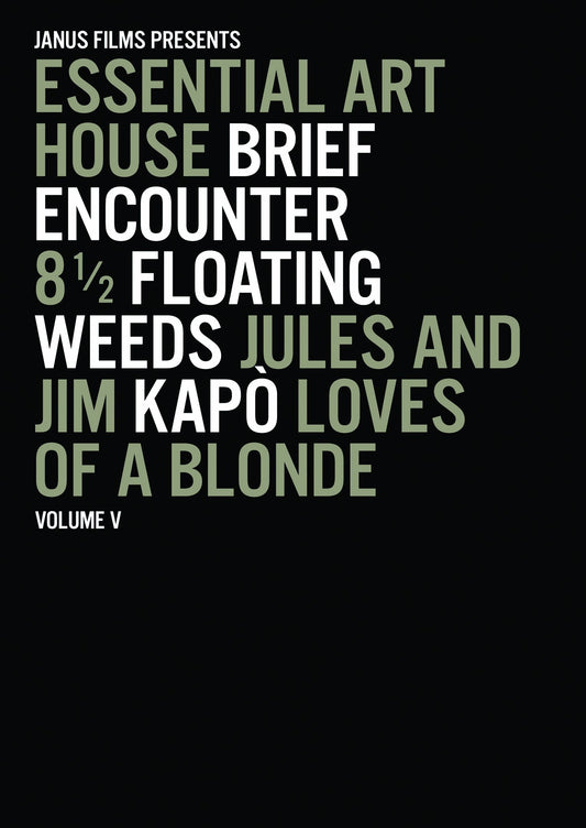 Essential Art House, Volume V (Brief Encounter / 8 1/2 / Floating Weeds / Jules and Jim / Kapo / Loves of a Blonde)