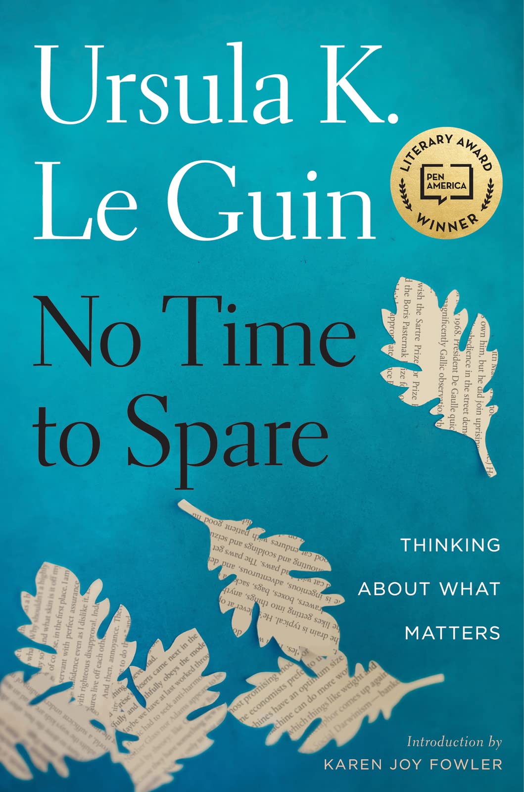 No Time to Spare: Thinking about What Matters book cover