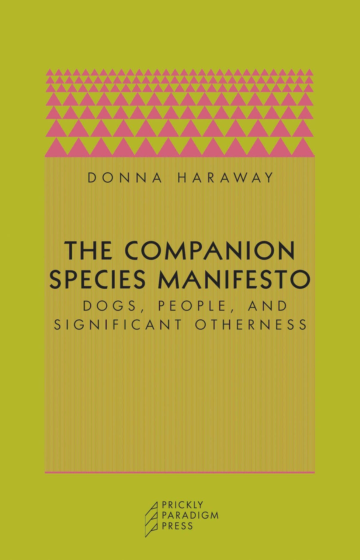 The Companion Species Manifesto book cover