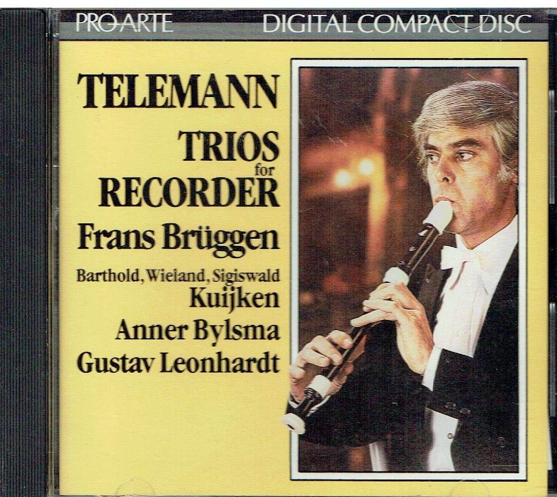 Telemann: Trios For Recorder book cover