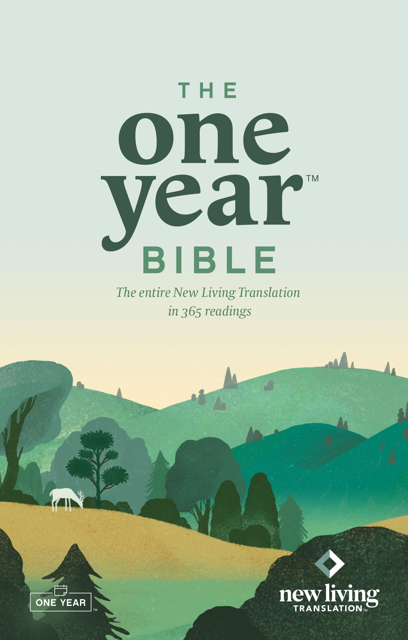 One Year Bible-NLT book cover