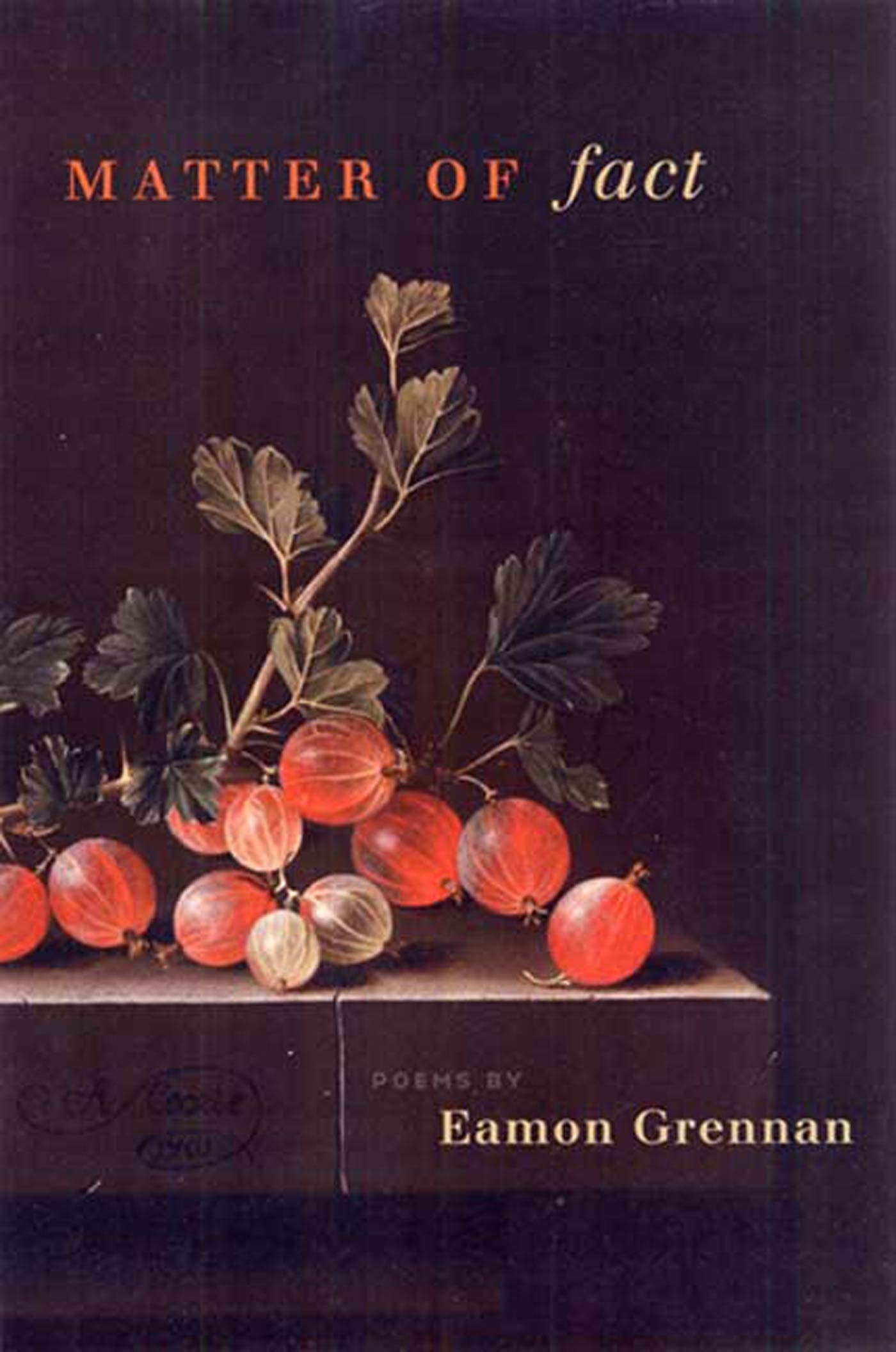 Matter of Fact: Poems book cover