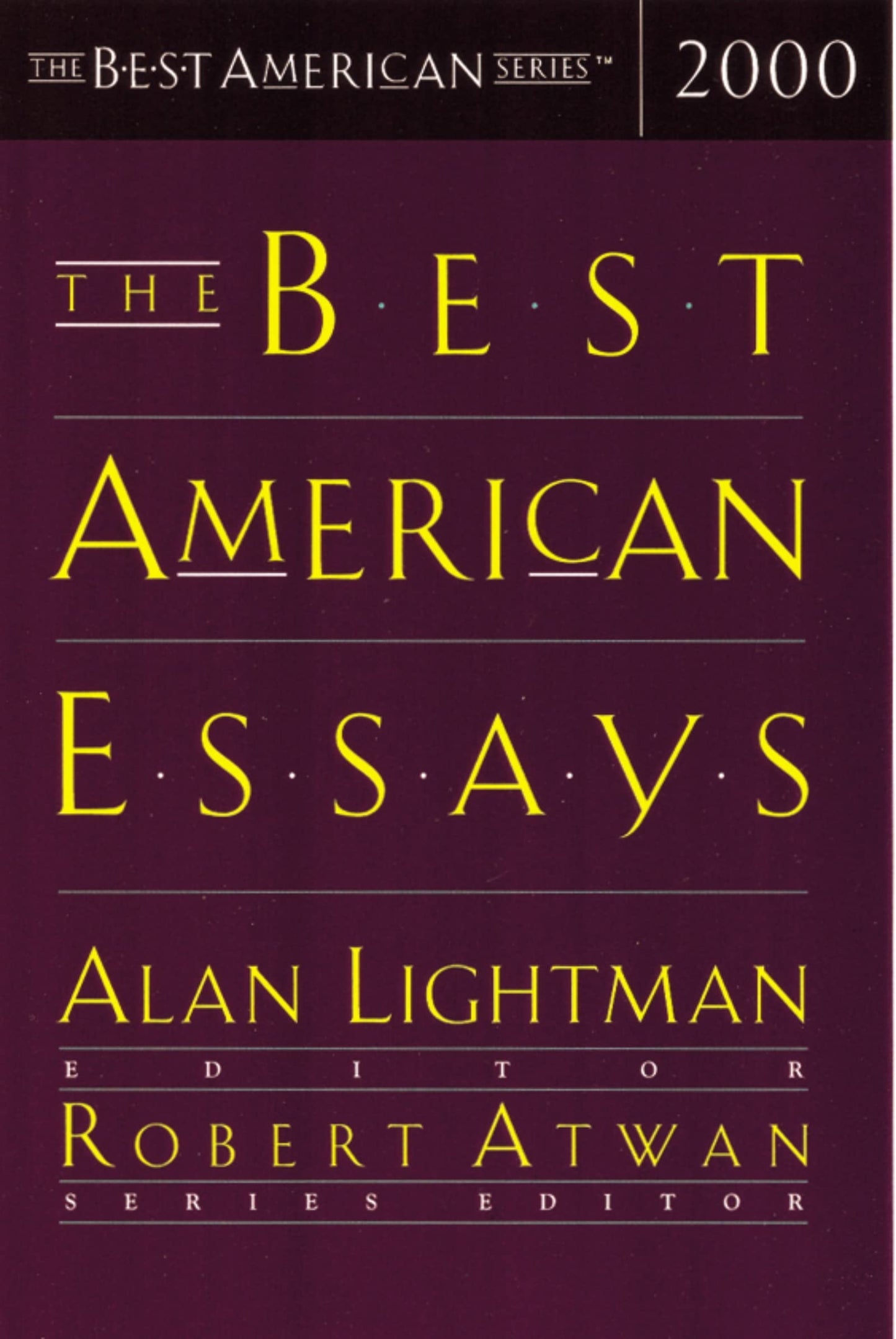 Best American Essays 2000 (2000) book cover