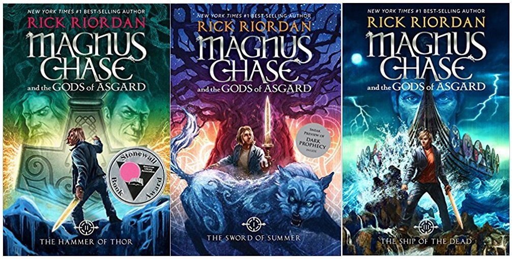 Magnus Chase and the Gods of Asgard Series 3 Book set: The Sword of Summer; The Hammer of Thor; The Ship of the Dead book cover