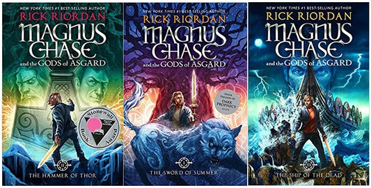 Magnus Chase and the Gods of Asgard Series 3 Book set: The Sword of Summer; The Hammer of Thor; The Ship of the Dead
