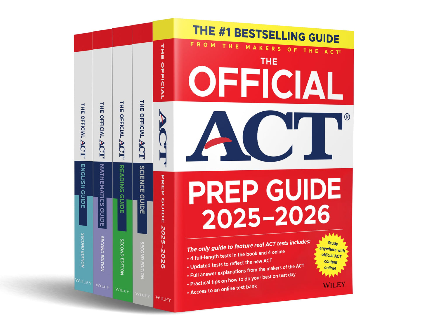 Official ACT Prep & Subject Guides 2025-2026 Complete Set book cover