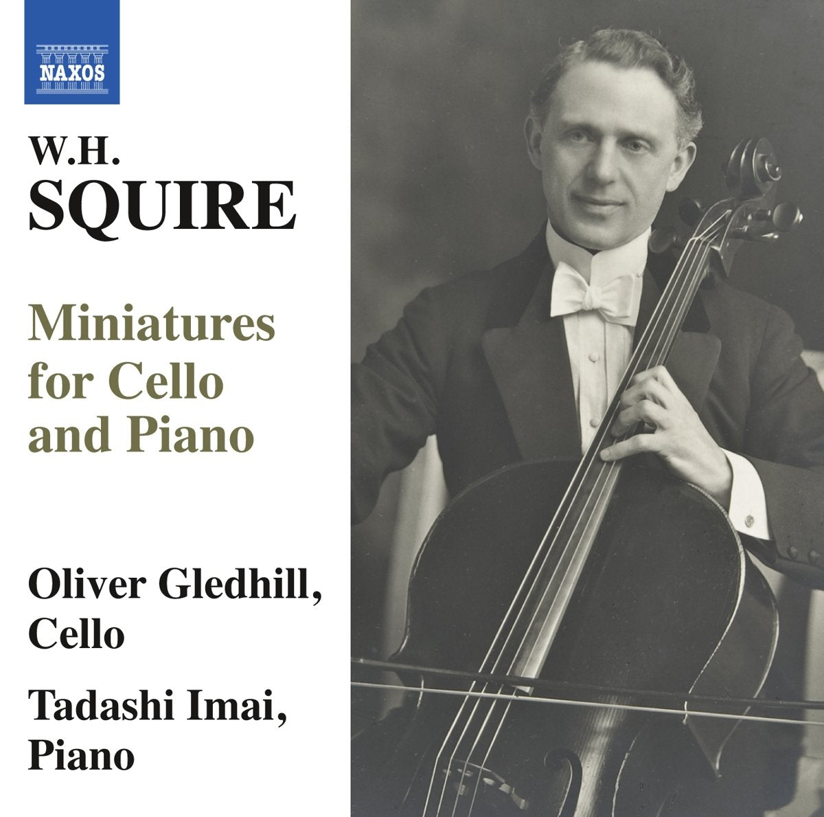 W.H. Squire: Miniatures for Cello & Piano book cover