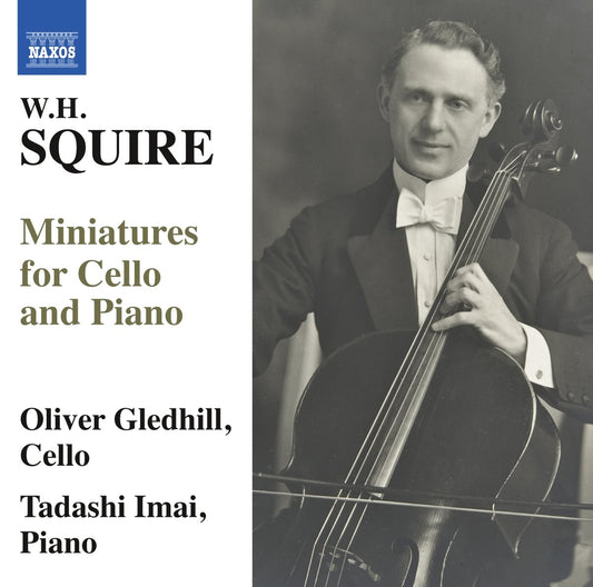 W.H. Squire: Miniatures for Cello & Piano book cover