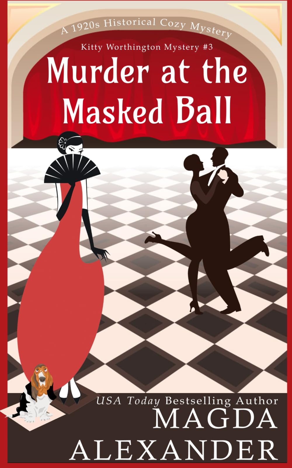 Murder at the Masked Ball: A 1920s Historical Cozy Mystery (The Kitty Worthington Mysteries) book cover
