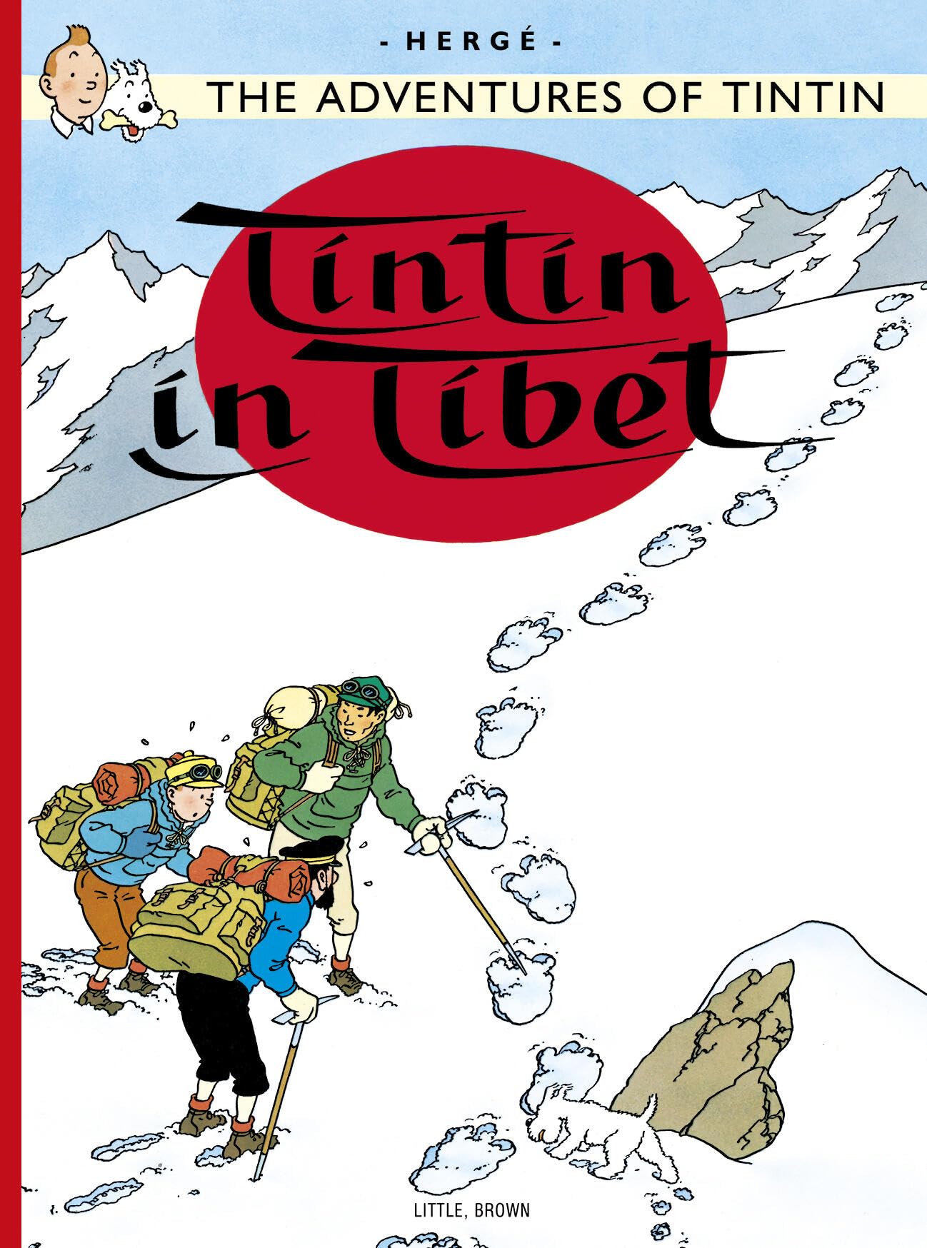 Tintin in Tibet book cover