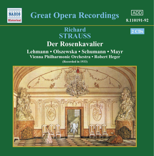 Der Rosenkavalier book cover