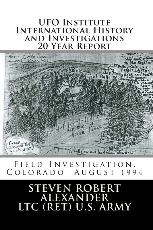 UFO Institute International History and Investigations 20 Year Report book cover