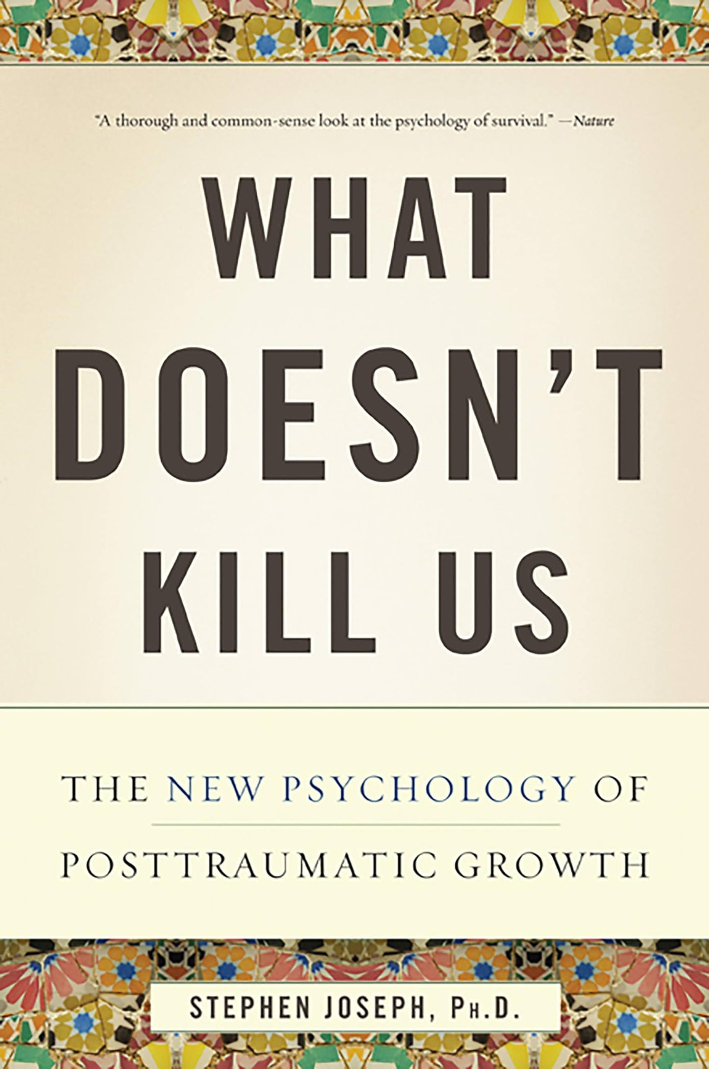 What Doesn't Kill Us: The New Psychology of Posttraumatic Growth book cover