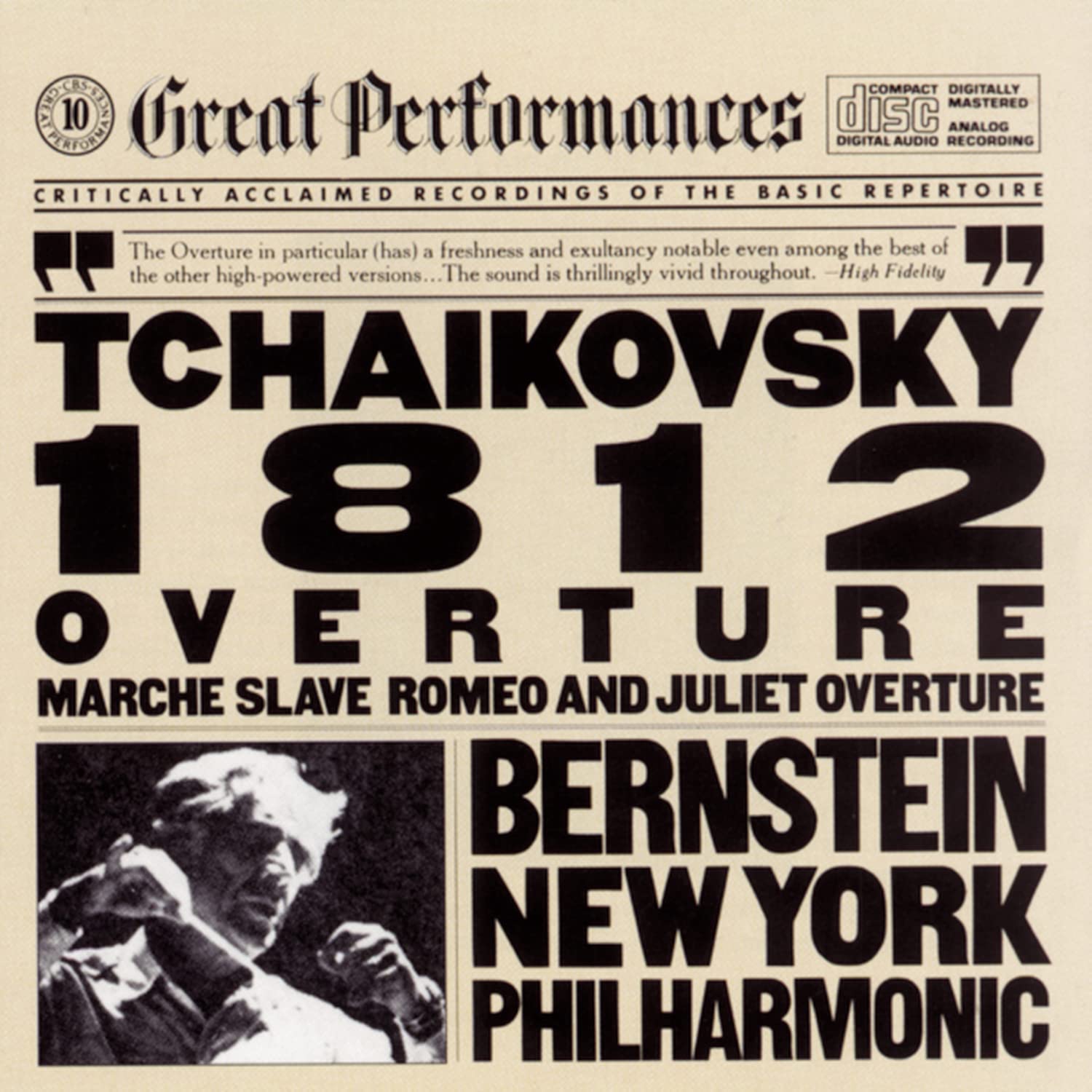 Tchaikovsky: 1812 Overture / Romeo & Juliet / March Slave (CBS Great Performances) book cover