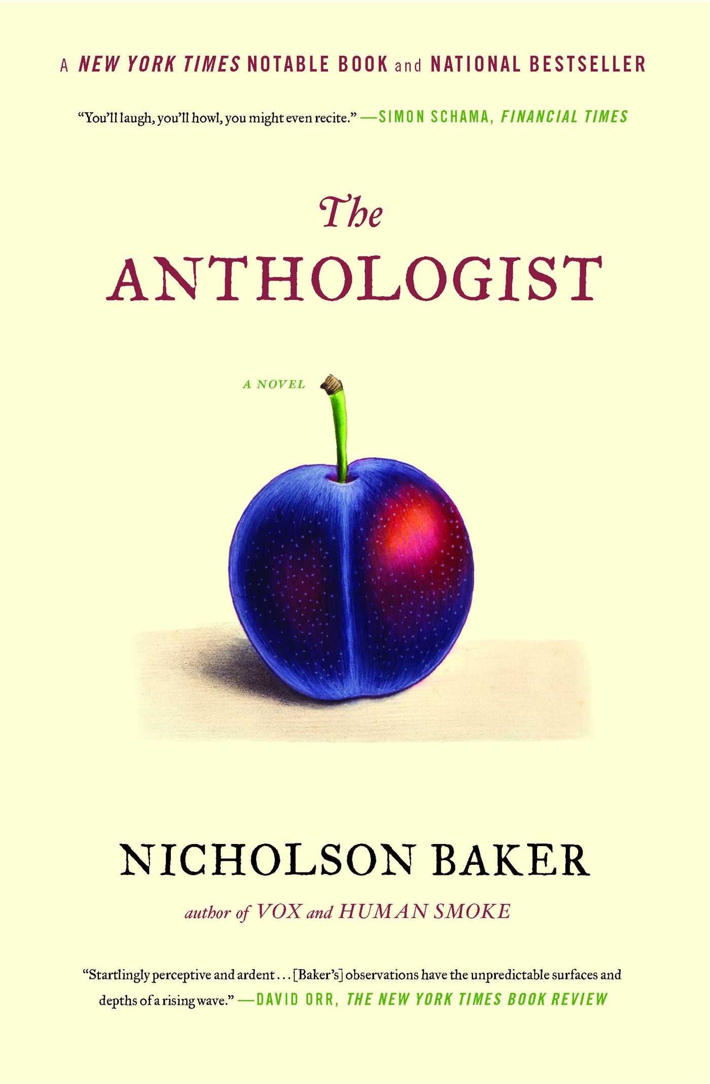Anthologist book cover