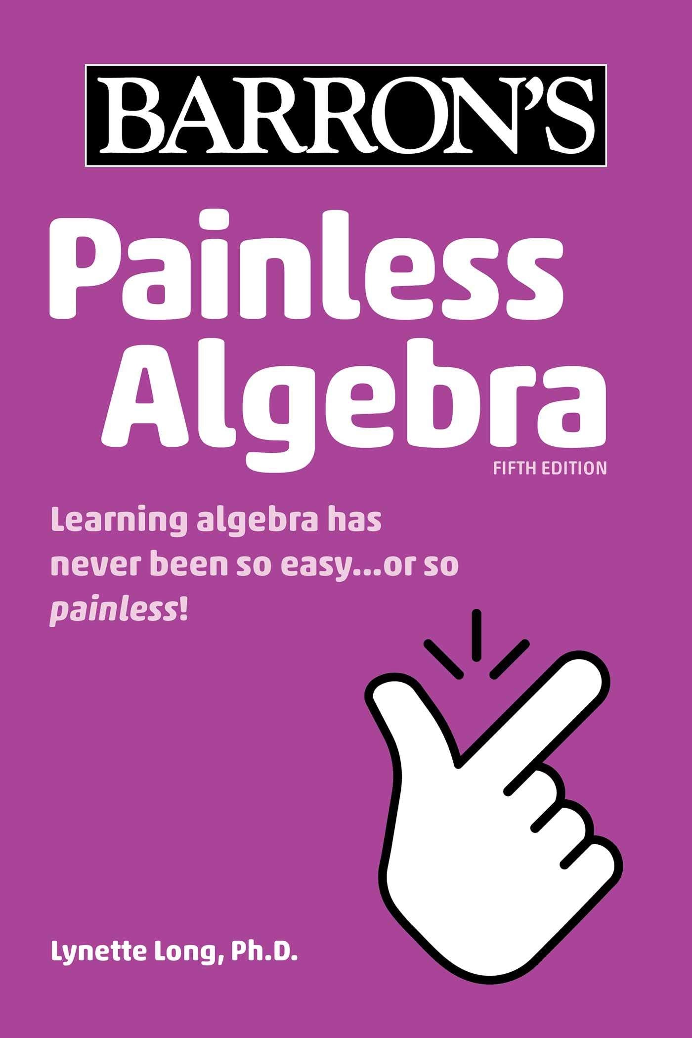 Painless Algebra book cover