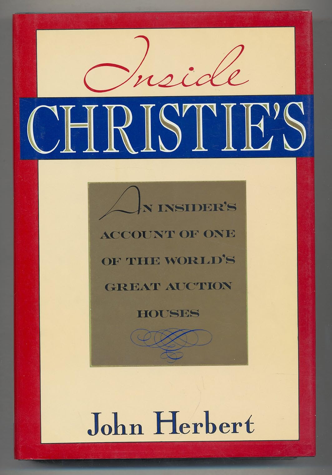 Inside Christie's (Us) book cover
