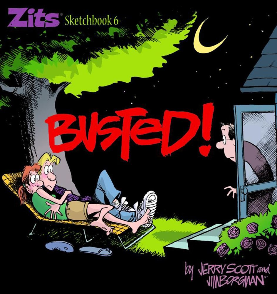 Busted!: Zits Sketchbook #6 Volume 8 book cover