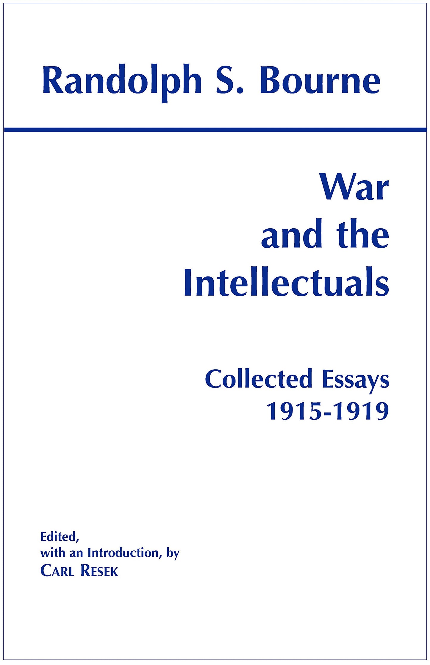 War and the Intellectuals (UK)