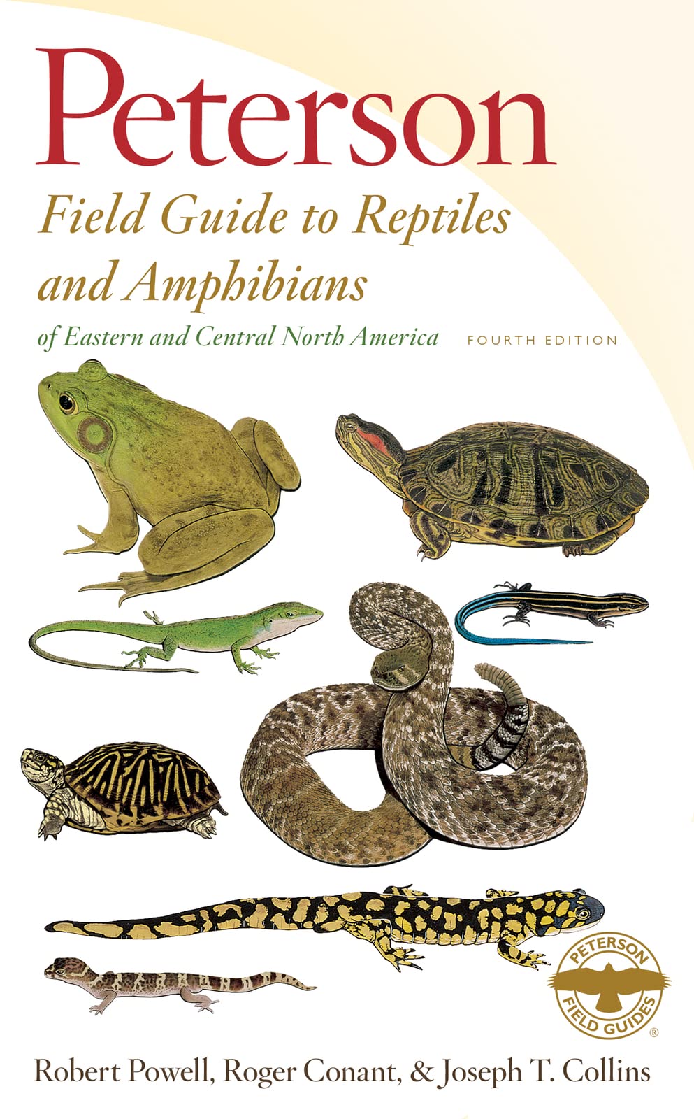 Peterson Field Guide to Reptiles and Amphibians Eastern and Central North America book cover