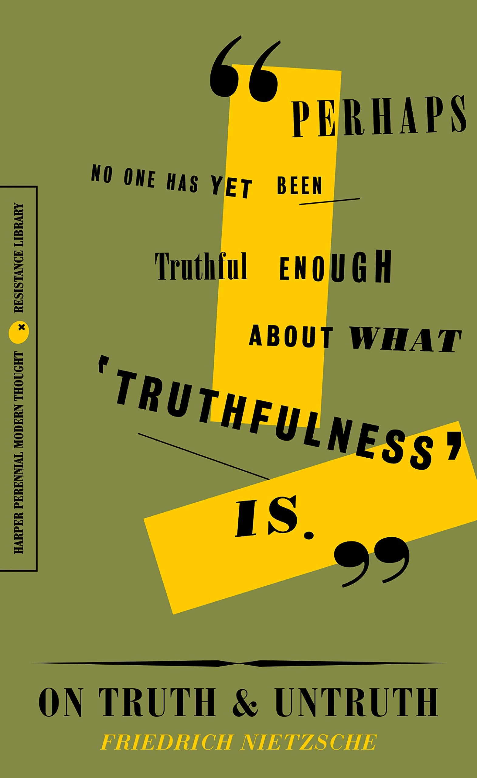 On Truth and Untruth: Selected Writings book cover