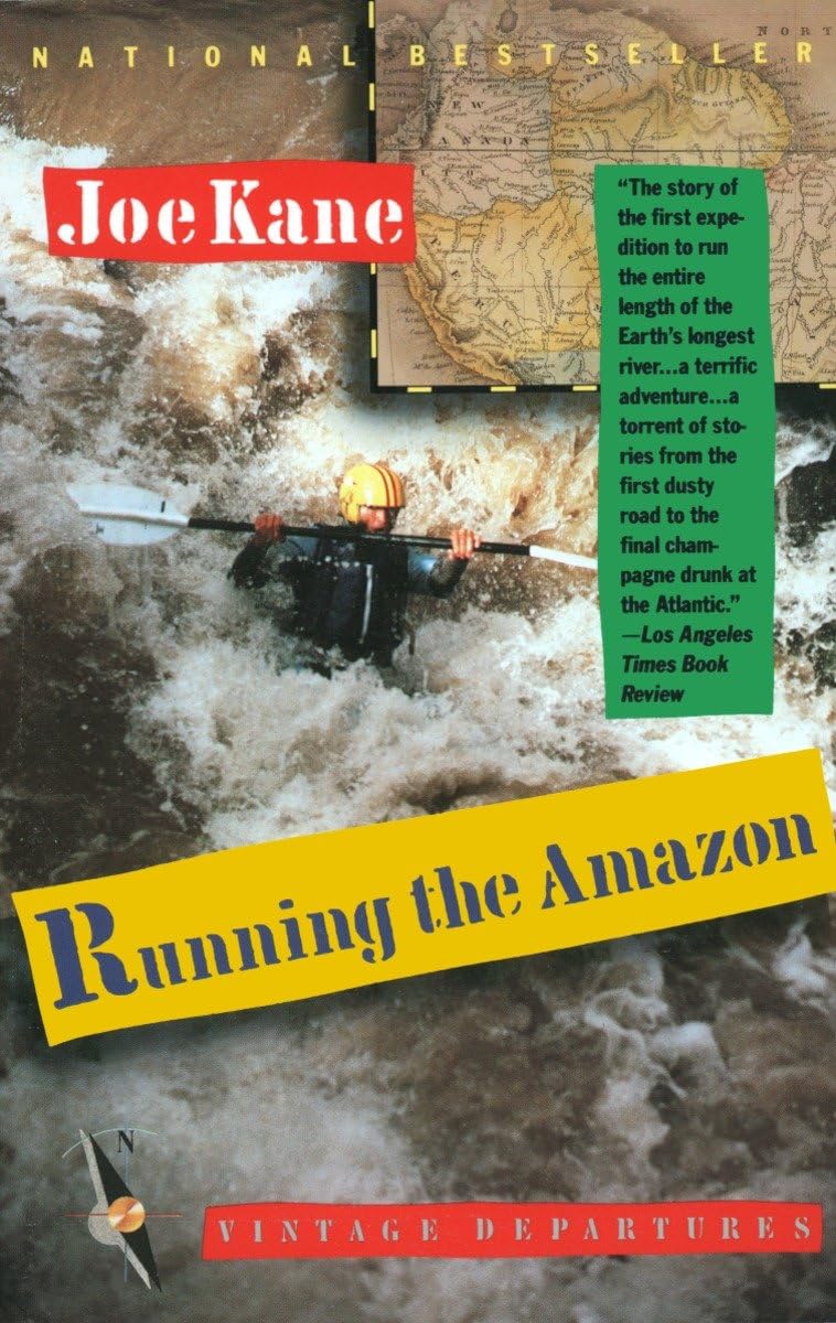 Running the Amazon book cover