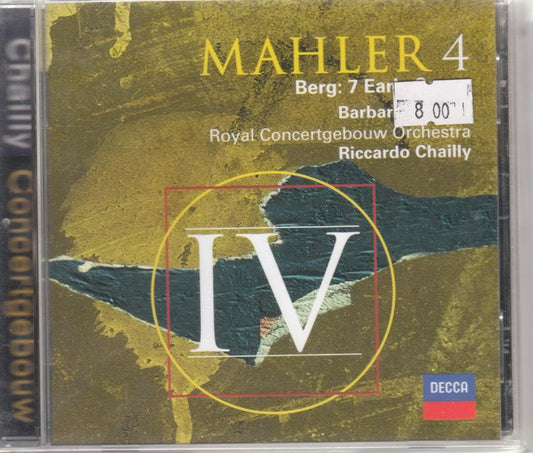 Mahler: Symphony No 4; Berg: