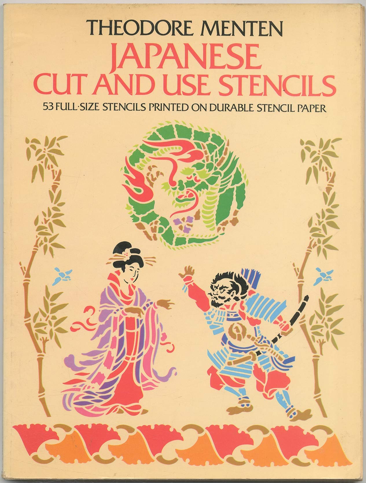 Japanese Cut & Use Stencils book cover