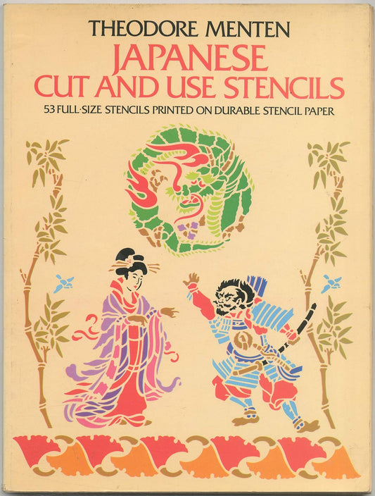 Japanese Cut & Use Stencils book cover