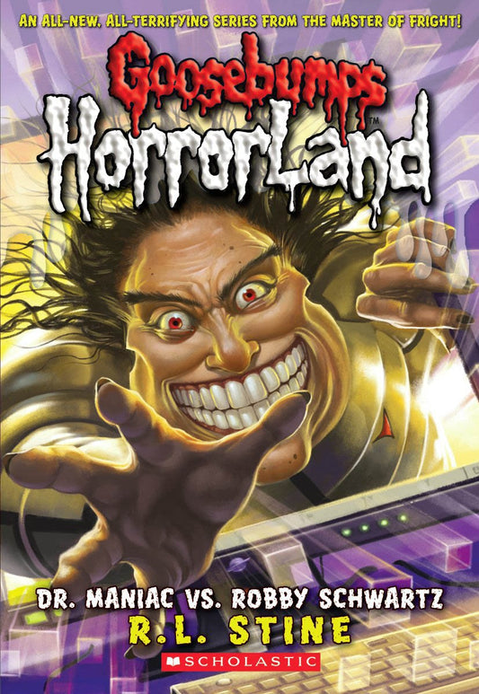 Dr. Maniac vs. Robby Schwartz (Goosebumps Horrorland #5): Volume 5 book cover