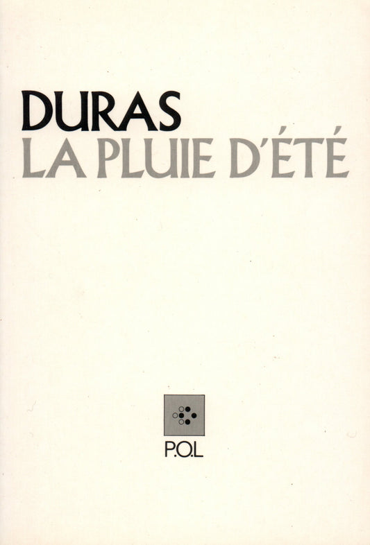 La pluie d'été book cover
