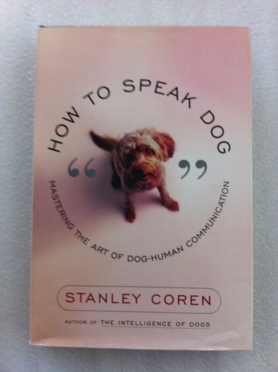 How to Speak Dog: Mastering the Art of Dog-Human Communication book cover