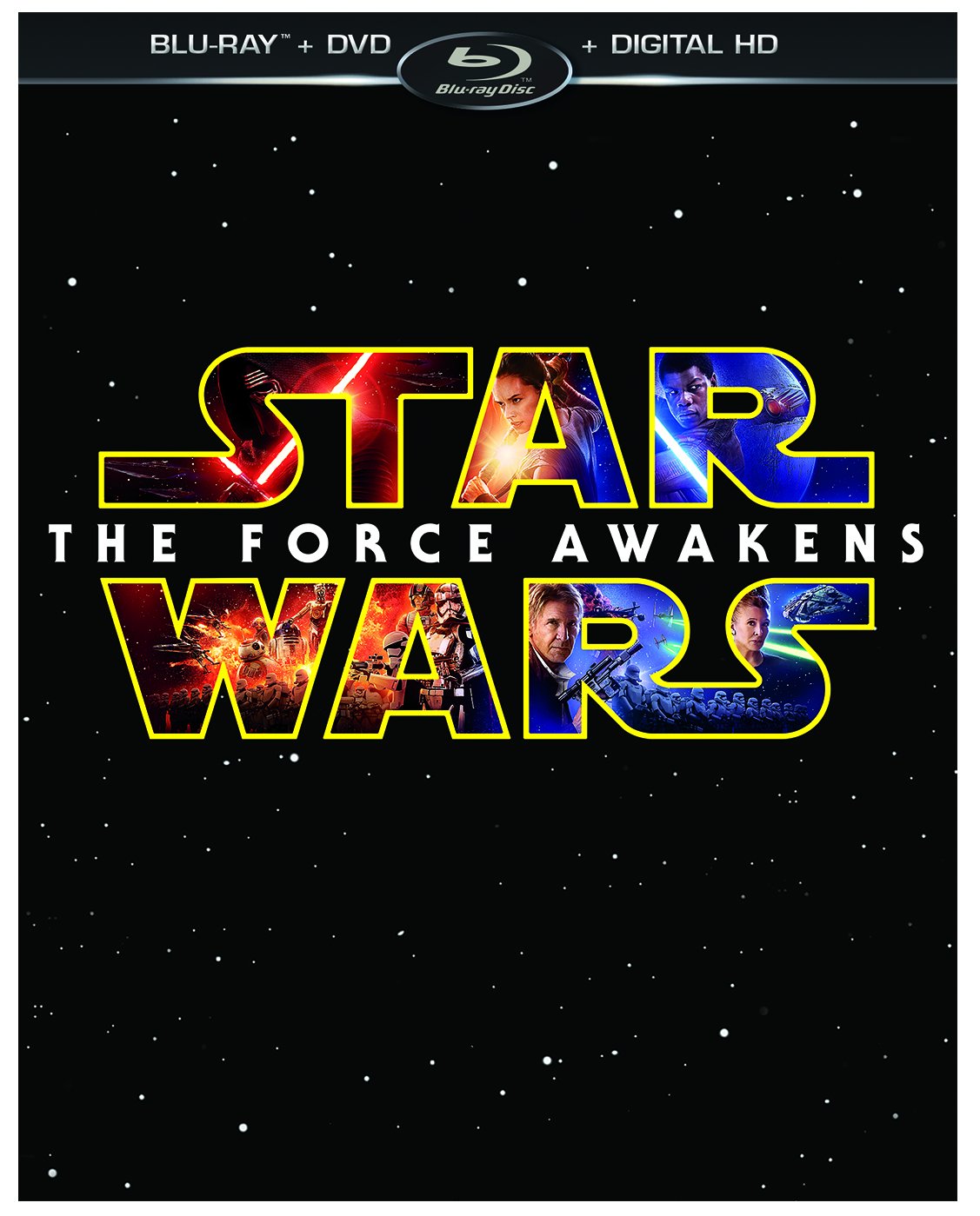 Star Wars: The Force Awakens (Blu-Ray + DVD + Digital Copy +)