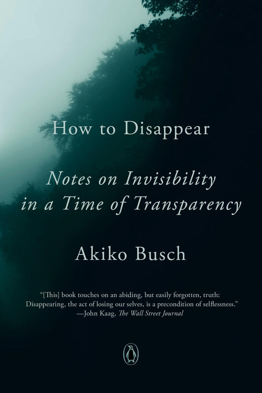 How to Disappear: Notes on Invisibility in a Time of Transparency book cover
